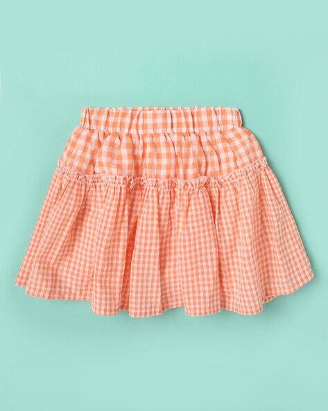 Wotnot Checked A-Line Skirt