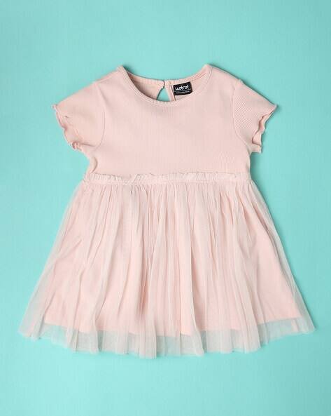 Wotnot A-Line Dress with Keyhole Back