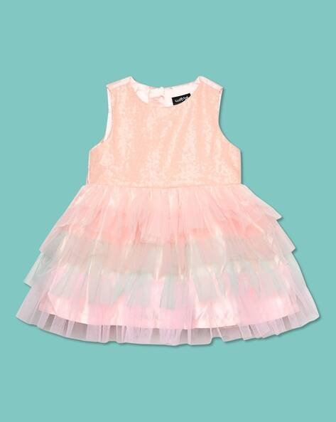 Wotnot Embellished Fit & Flare Tulle Dress