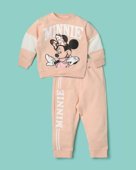 Wotnot Minnie Mouse Print Sweatshirt & Pants Set