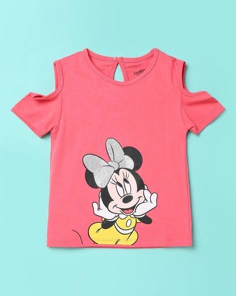 Wotnot Mickey-Mouse Print Crew-Neck T-shirt