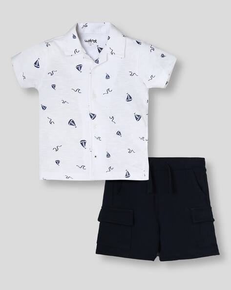 Wotnot Printed Shirt with Shorts