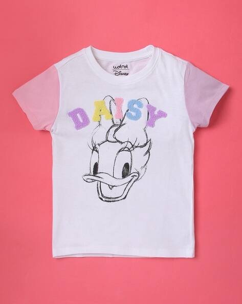 Wotnot Daisy Print Round-Neck T-Shirt