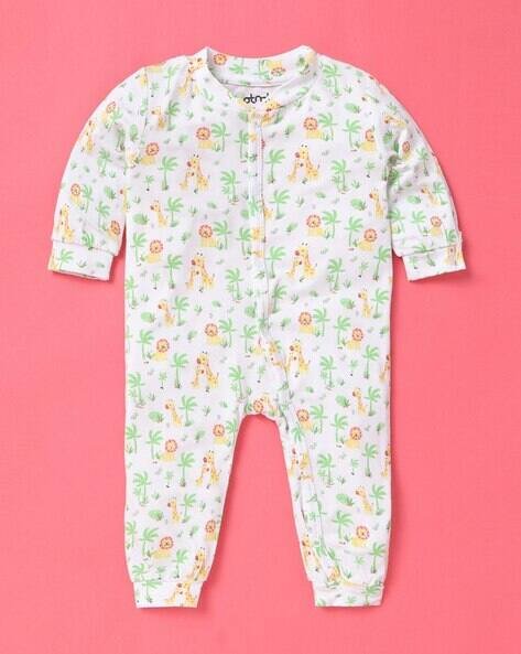 Wotnot Printed Cuffed Romper
