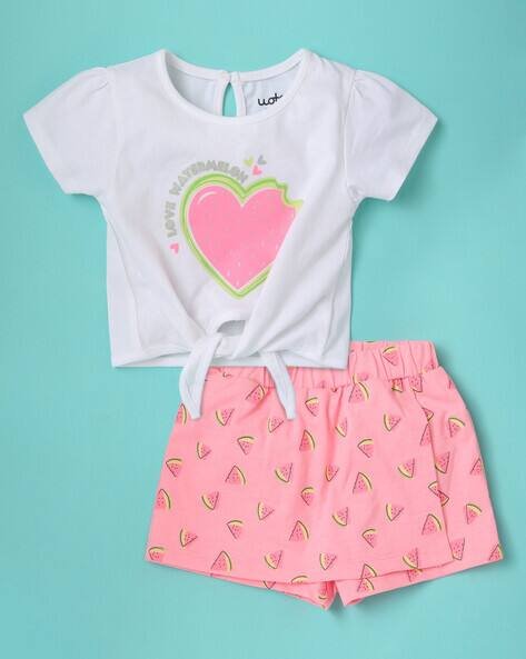 Wotnot Printed Shorts Set