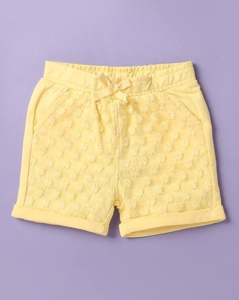Wotnot Floral Embroidered Shorts with Insert Pockets