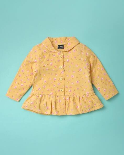Wotnot Floral Print Peplum Top