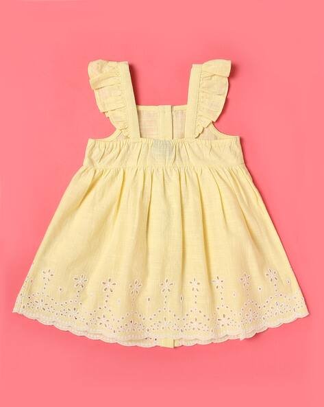 Wotnot Schiffli Embroidered Shirt Dress