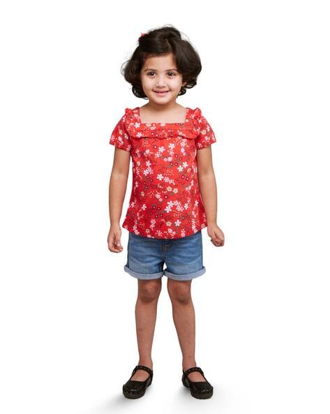 ZALIO Floral Print Top & Shorts Set