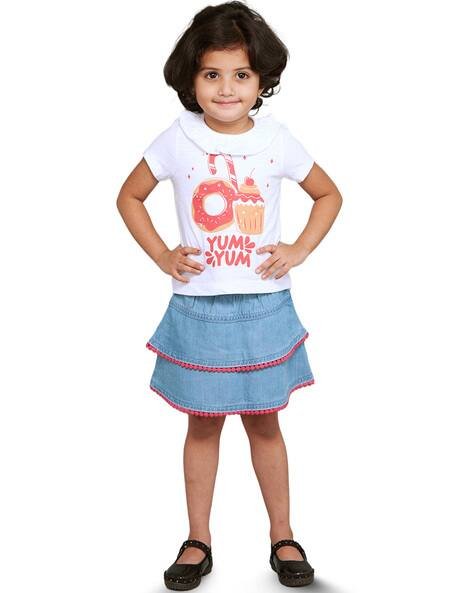 ZALIO Printed Top & Skirt Set