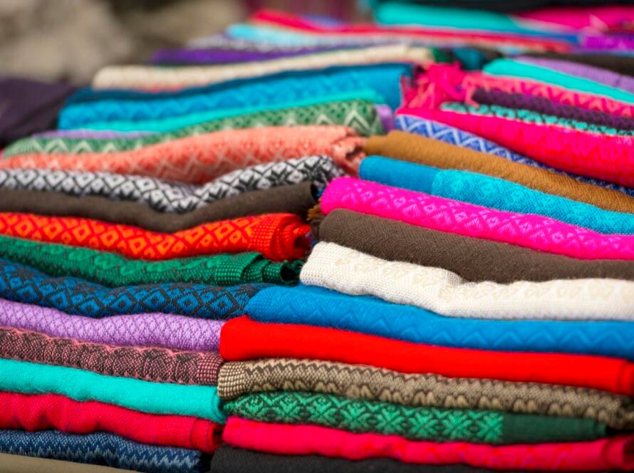 Colorful Material In Mexico Market