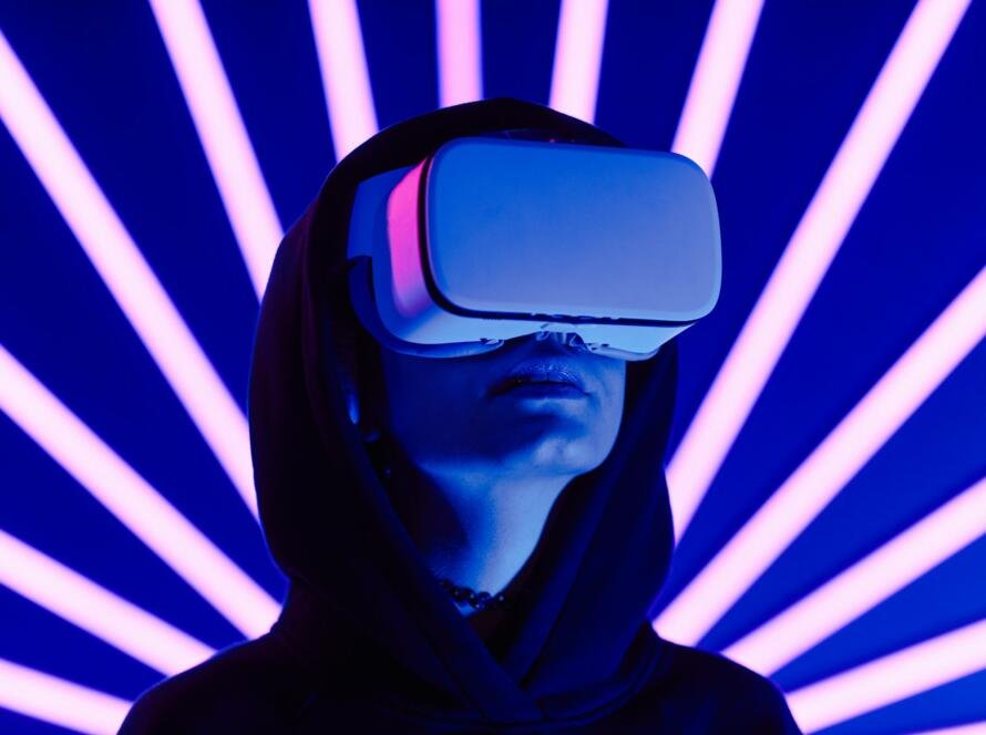 Woman in Virtual Reality