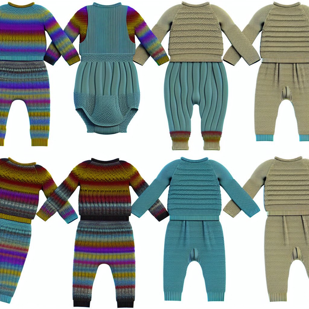 Trending Knitted Romper Patterns for Babies: Pants & Onesies Collection