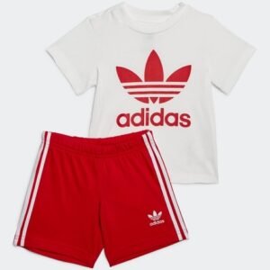 Adidas Kids Brand Print T-Shirt with Shorts
