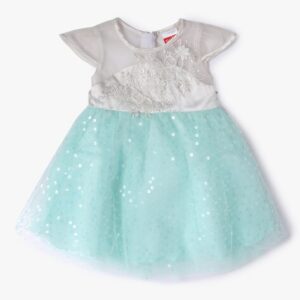 ANTIX Embroidered Fit & Flare Dress