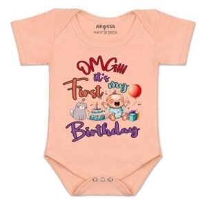 ARVESA - Baby Typographic Rompers