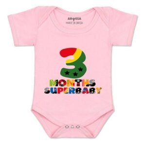 ARVESA - Baby Typographic Rompers