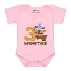 ARVESA - Baby Typographic Rompers