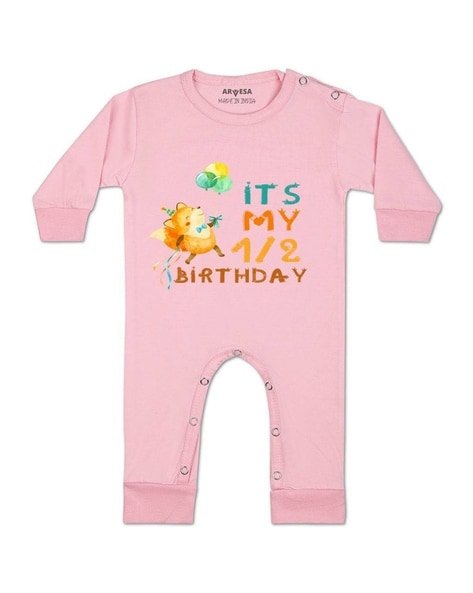 ARVESA - Baby Typographic Rompers