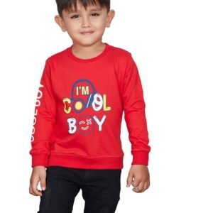 BABY'S PRIDE Typographic Print Round-Neck Sweatshirt
