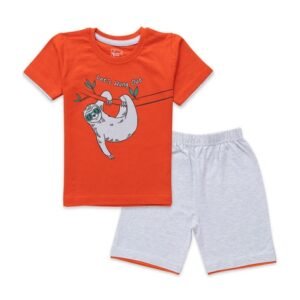 BABY'S PRIDE Graphic Print Shorts & T-Shirt Set
