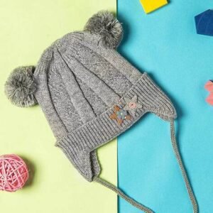Babymoo Woolen Cap with Pom-Pom