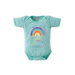 BABYWISH - Graphic Print Round-Neck Onesies
