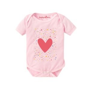 BABYWISH - Graphic Print Onesies with Snap-Button Closure