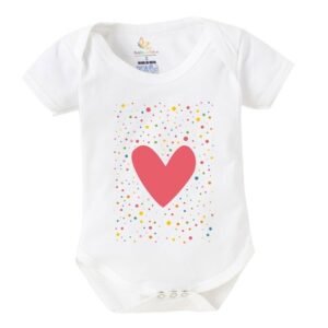 BABYWISH - Graphic Print Onesies with Snap-Button Closure