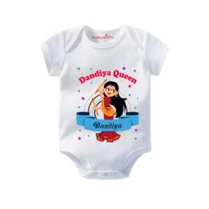 BABYWISH - Graphic Print Round-Neck Rompers