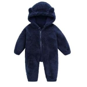 BABYZONE - Hooded Front Open Romper