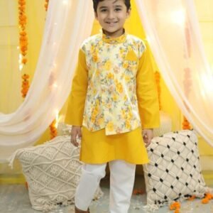 Bow n Bee Floral Print Kurta Set