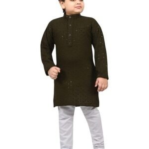 Bt Dezines Boys Embroidered Kurta Pyjamas Set
