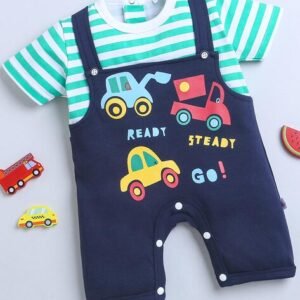 BUMZEE Graphic Print Round-Neck Rompers