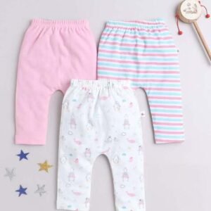 BUMZEE Pack of 3 Printed Pyjamas with Elasticated Waist