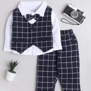 BUMZEE Checks Suit Set