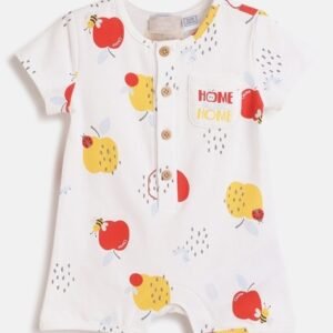 CHICCO - Printed Round-Neck Romper
