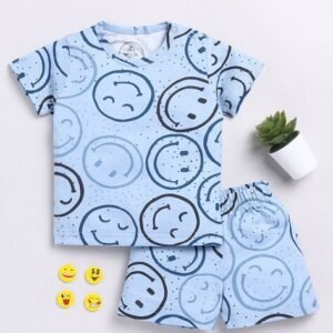 Clt.s Boy Graphic Print Shorts & T-Shirt Set
