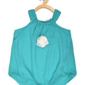 CREATIVE KID'S - Round-Neck Romper with Applique