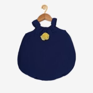 CREATIVE KID'S - Square Neck Romper Dress