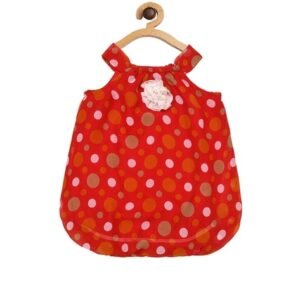 CREATIVE KID'S - Polka-dot Round-Neck Rompers