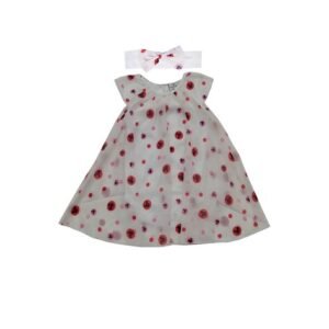 CREATIVE KID'S Geometric Print Round Neck Frock