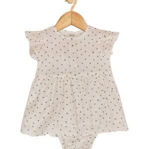 CREATIVE KID'S - Micro Print Round-Neck Romper