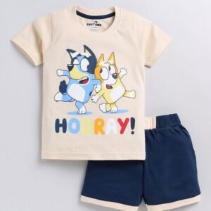 Cutopies Graphic Print Shorts & T-shirt Set