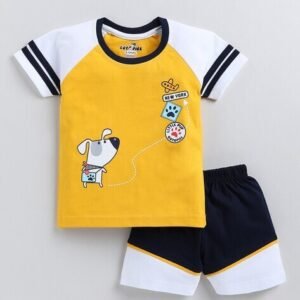 Cutopies Graphic Print T-Shirt & Shorts Set
