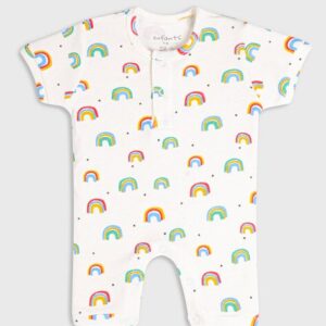 Enfants - Printed Button-Down Romper