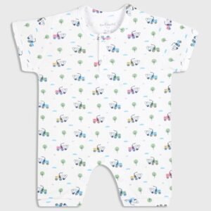 Enfants - Printed Round-Neck Rompers