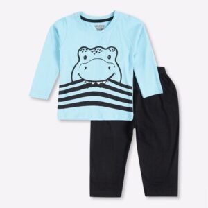 ETEENZ Printed T-shirt & Pants Set