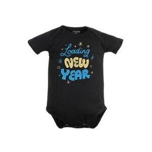 FFLIRTYGO - Typographic Print Crew-Neck Romper