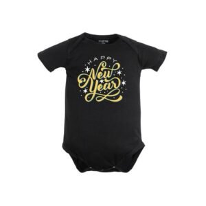 FFLIRTYGO - Typographic Print Crew-Neck Romper